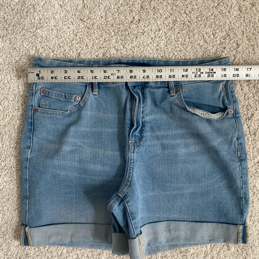 Bundle Tommy Hilfiger White, Denim & Navy Gingham Women’s Shorts Size 10 - Picture 7 of 11